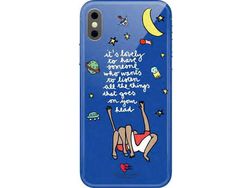 Capa iPhone XR SILVIA TOSI Lovely Azul