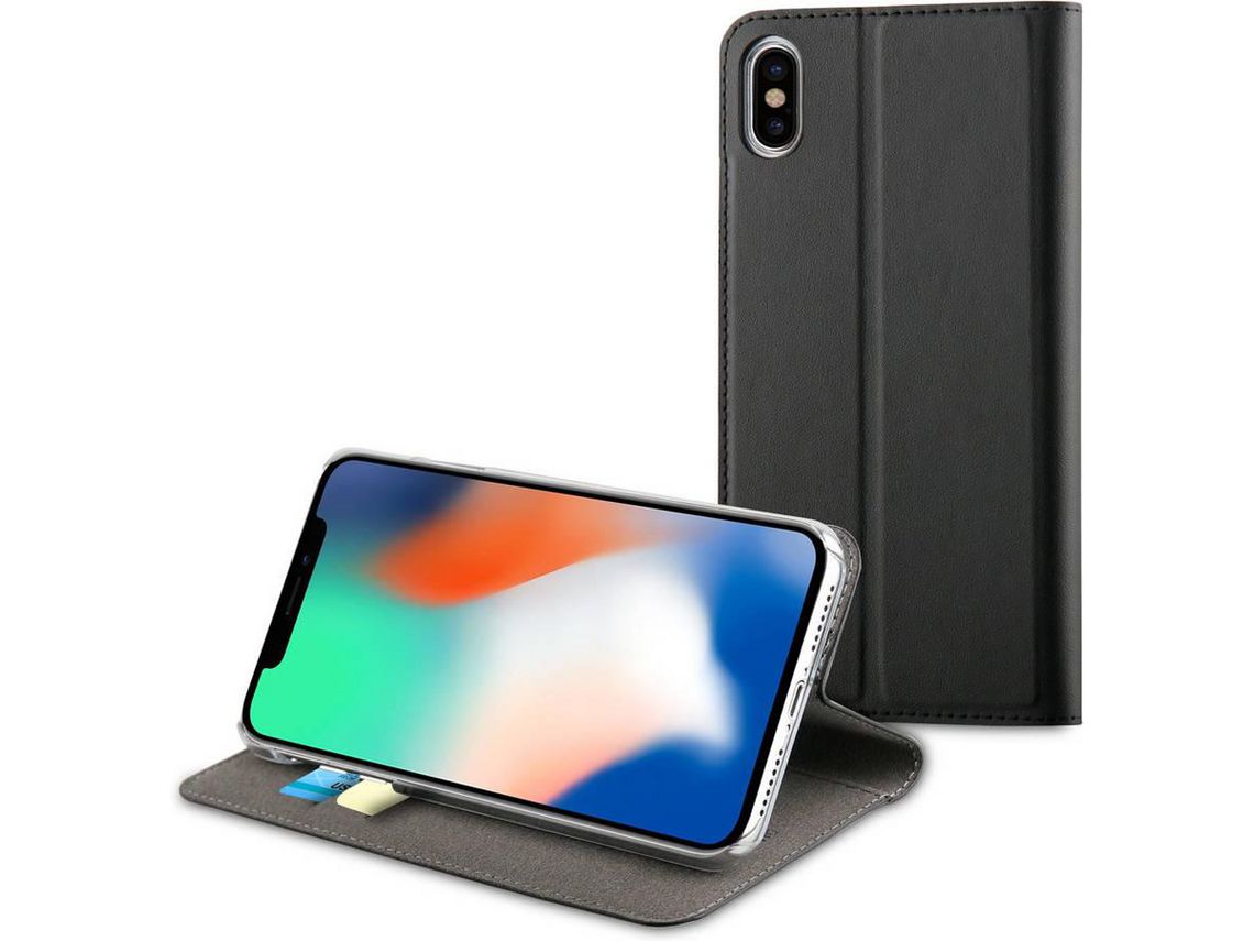 Capa Folio Apple  XS Max MUVIT Preto