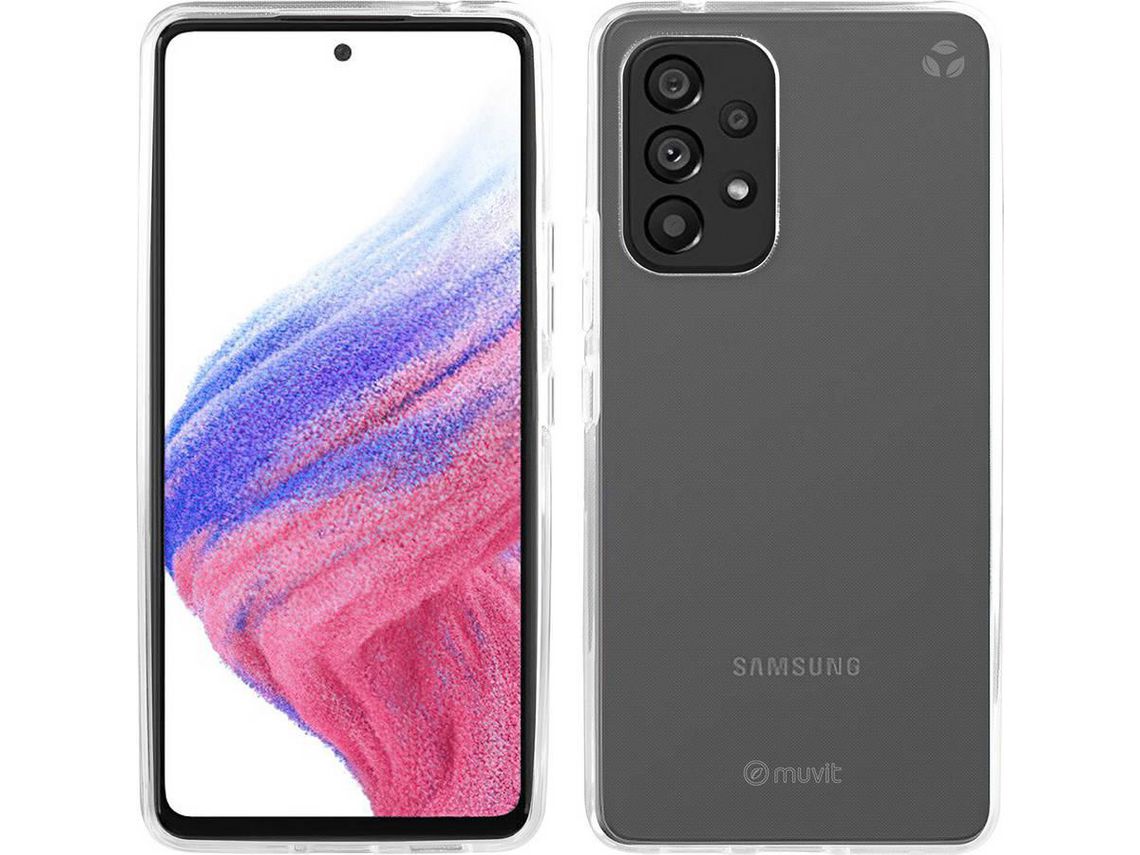Capa Samsung Galaxy A53 5G MUVIT Recicletek Transparente