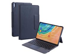 Capa e Teclado Bluetooth YIMGOTTA T1061 para Huawei Matepad Pro 10.8 2021/2019/Matepad Pro 5G 10.8 (Inglês - Preto)