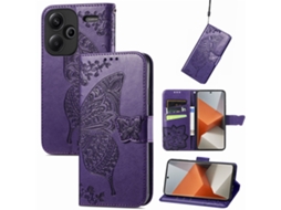 Capa Protetora Flip Com Relevoroxo Escuro com Fio, Redmi Note 11 Pro Plus 5g