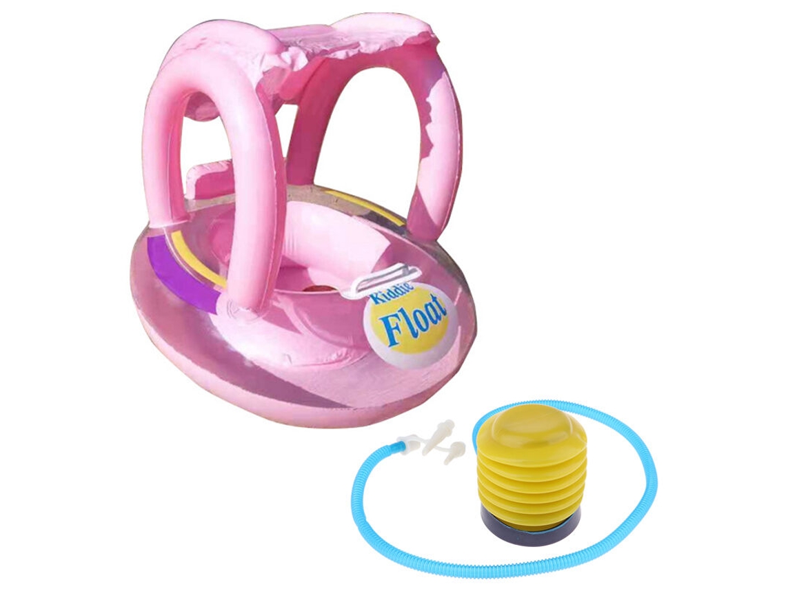 Boia Inflável Para Bebê, Assento De Piscina, Anel De Segurança, Boia Com Guarda-sol, Boia Para Bebê De 3 Meses A 6 Anos -aquaforge