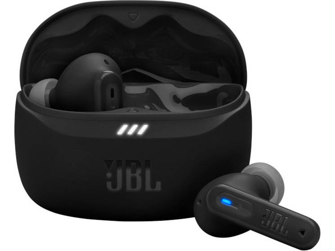 Auriculares Bluetooth True Wireless JBL TUNE BEAM 2 (In Ear - Microfone - Noise Cancelling - Preto)