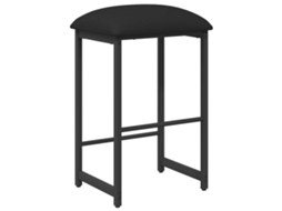 Maison Exclusive - Banco De Bar Preto 40 X 32 X 74 Cm Derivados De Madeira