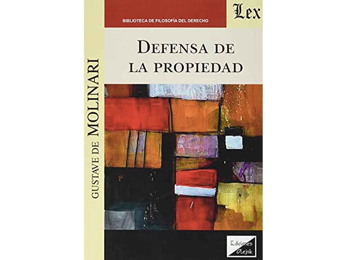 Livro Defensa De La Propiedad de Gustave de Molinari (Português)