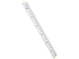 Régua de medição com design moderno, fácil de instalar e remover, feita de madeira e lona para decorar seu quarto.