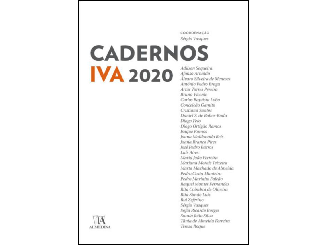 Livro Cadernos IVA 2020 de Sérgio Vasques (Português)