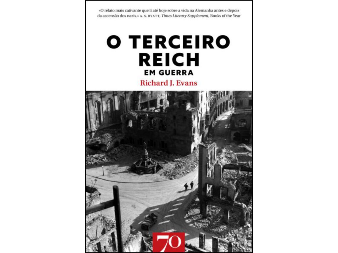 Livro O Terceiro Reich em Guerra de Richard Evans (Português)