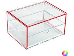 Caixa com Compartimentos BIGBUY HOME (Polipropileno - 13 x 9,2 x 17,1 cm)