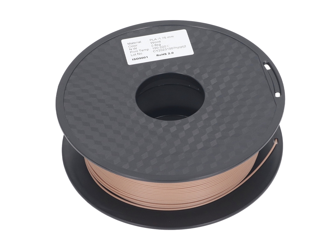 Fio De Pla 1,75mm Para Impressora 3d Cor Madeira Material De Impressão Consumível Para Diy