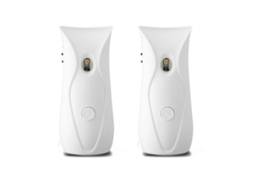 2x Dispenser De Ambiente Automático Banheiro Spray Programado Parede, Frescor Automático