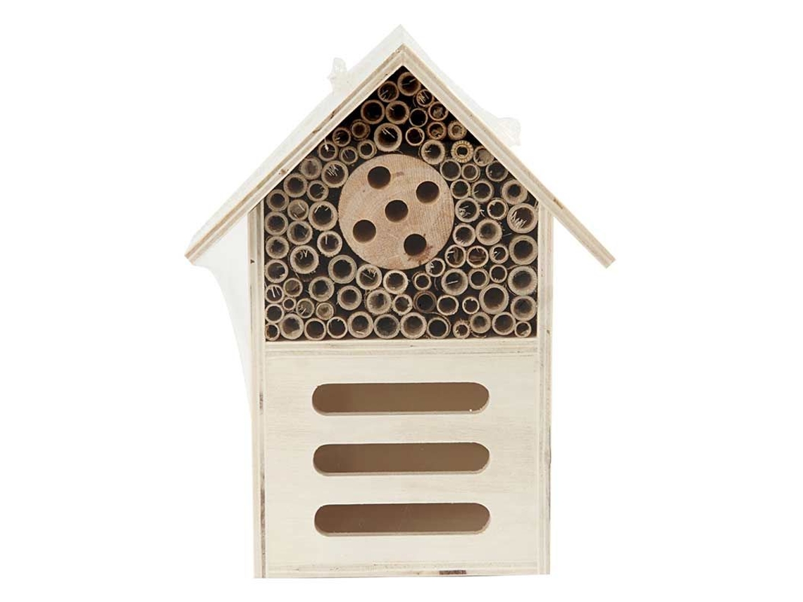 Casa para insetos de madeira - 18 x 9 x 14 cm CREOTIME