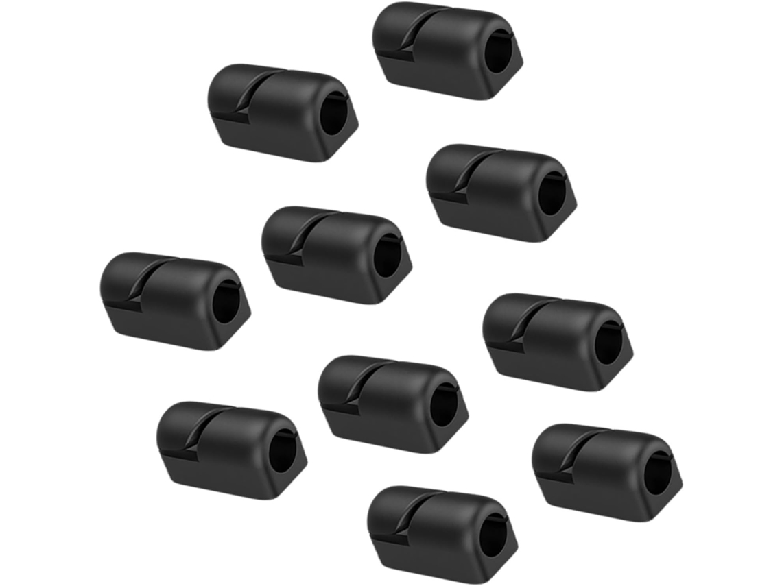 Conjunto de 10 Clipes Organizadores de Cabos Usb para Gerenciamento de Cabos Ethernet em Mesas. SFUSHOS