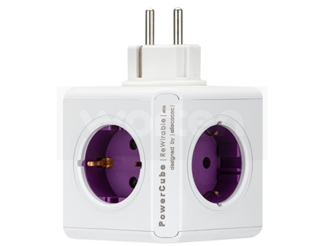 Tomada Cubo  ReWirable Travel USB AL 1810 (Europa)