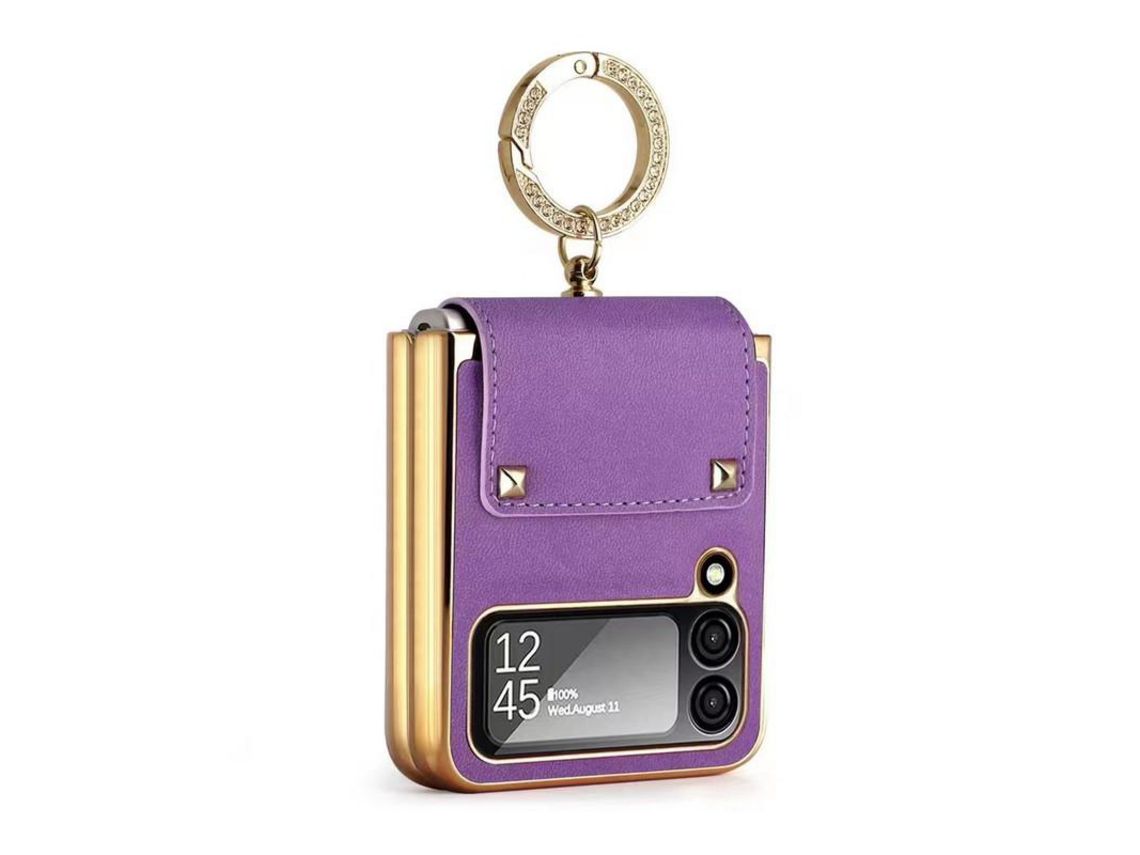 Capa para Samsung Zflip4 Roxo