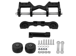 Barrinha De Equilíbrio Ajustável De Alumínio Para Carro Rc Traxxas Maxx 1/10 Com Rodas Estáveis