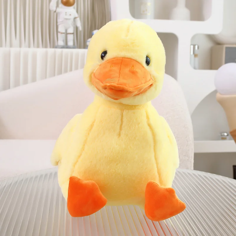 Pato de Pelúcia Fofo e Realista de Desenho Animado Boneco de Anime MDUG (amarelo, 30cm)