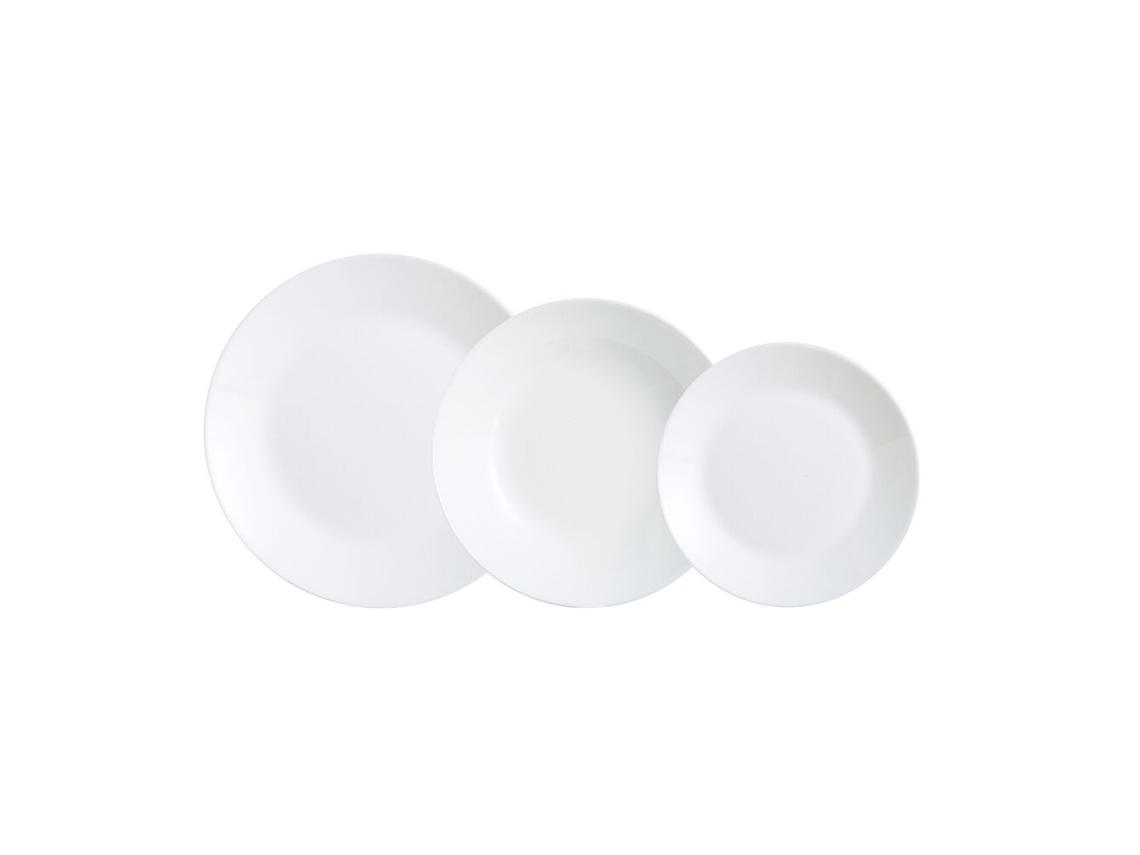 Serviço de Jantar ARCOPAL Zelie (Branco - Vidro)