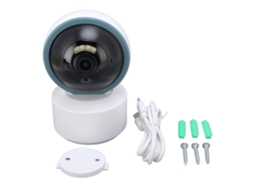 Câmara De Segurança Residencial Wi-fi 2.4ghz 1080p Pan Tilt Com Detecção Humana E Voz Bidirecional Para O App Tuya