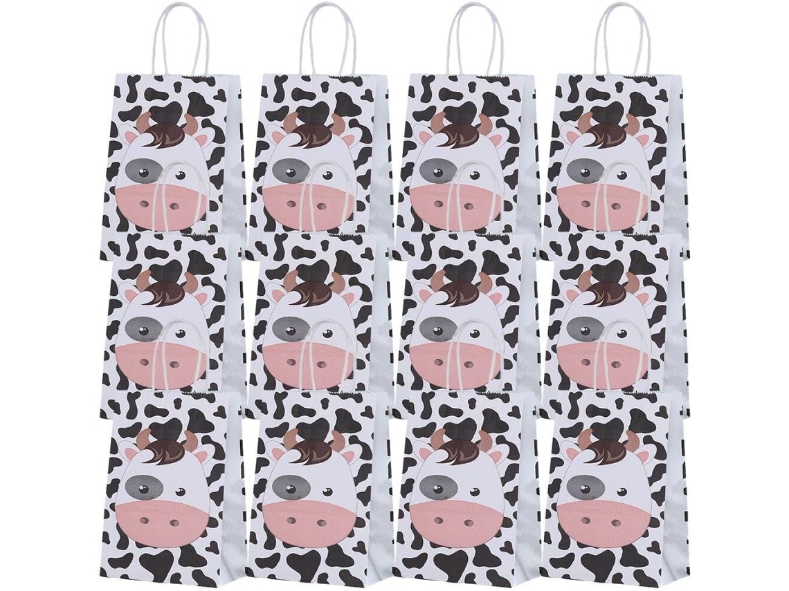 Conjunto Com 12 De Presente De Natal Papel, Para Doces, Reutilizável