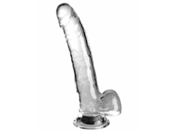 Dildo Realista Pipedream King Cock Transparente VETONEK