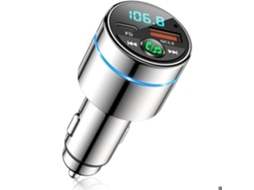 Transmissor Fm Bluetooth 5.3 Veicular, Carga Rápida, Mãos-livres