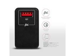 Axagon Acu-Qc19 Carregador de Dispositivos Móveis Preto Interior