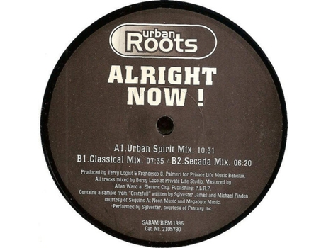 Vinil Alright Now! Urban Roots