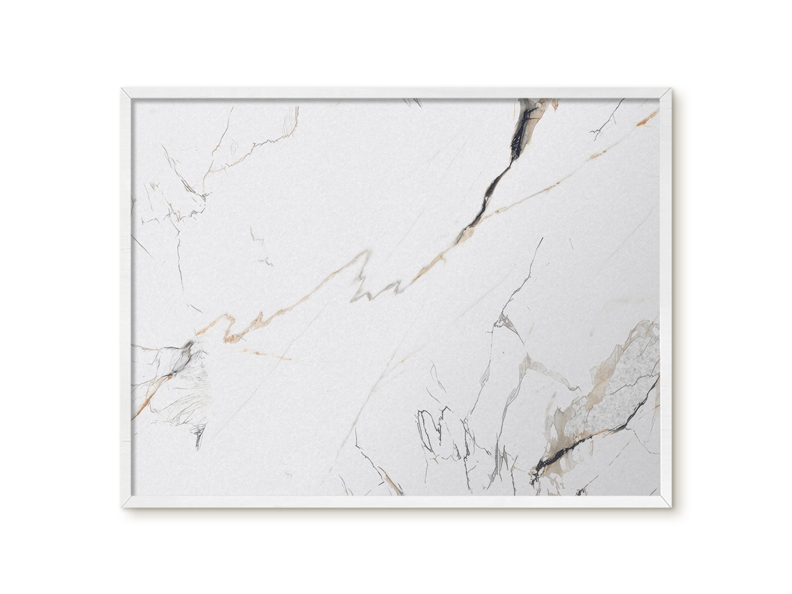Quadro de vidro magnético com efeito mármore para hall de entrada Espelharte (80x60 cm)