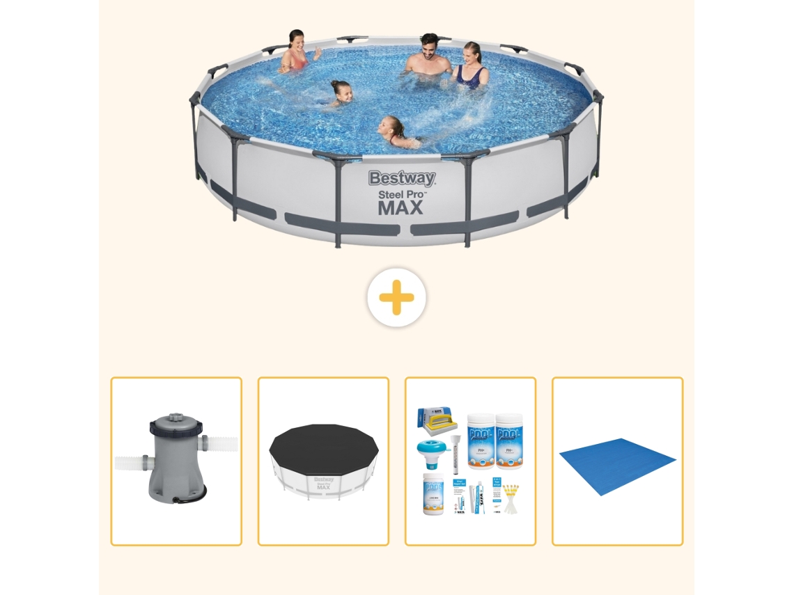 Bestway Piscina Bestway Steel Pro Max Redonda - 366x76 Cm - 7-peças S251