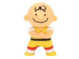 Pen drive USB 2.0 com tema de desenho animado de 128 GB para transferência de dados.