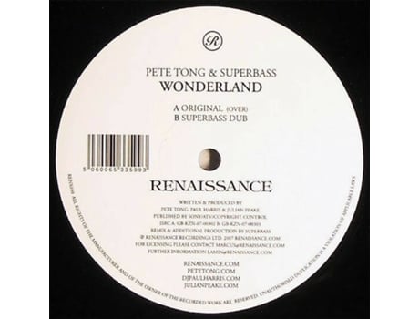 Vinil Wonderland, Pete Tong Superbass Renaissance
