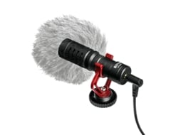 Microfone BOYA BY-MM1 — Compatível: Vídeo BYMM1