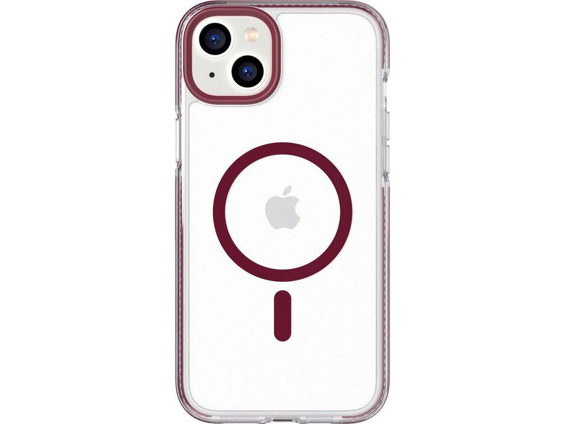 Capa para iPhone 14 Plus TECH21 Evo Crystal Vermelho