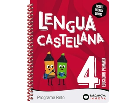 Livro Reto 4. Lengua Castellana Da Editorial Barcanova De Diego Montero, Olívia Tàpia Et Al. (espanhol)