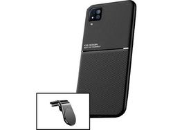 Capa + Suporte Magnético L Safe Driving para Samsung Galaxy A22 ATYULNM Magnetic Lux Preto