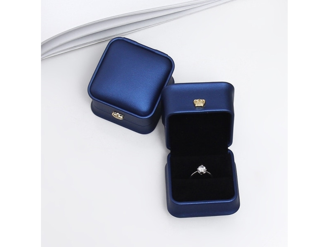Conjunto De Caixas De Joias Azul 58x58x45 Mm