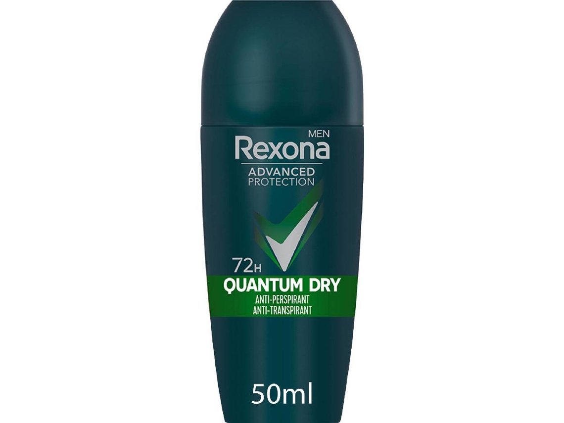 Desodorizante Roll On Quantum Dry 72H REXONA emb. 50 ml