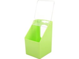 Alimentador Suspenso para Pombos, Alimentador Grande de Plástico com Tampa, Alimentador para Pombos e Bebedouro para CHABERLU