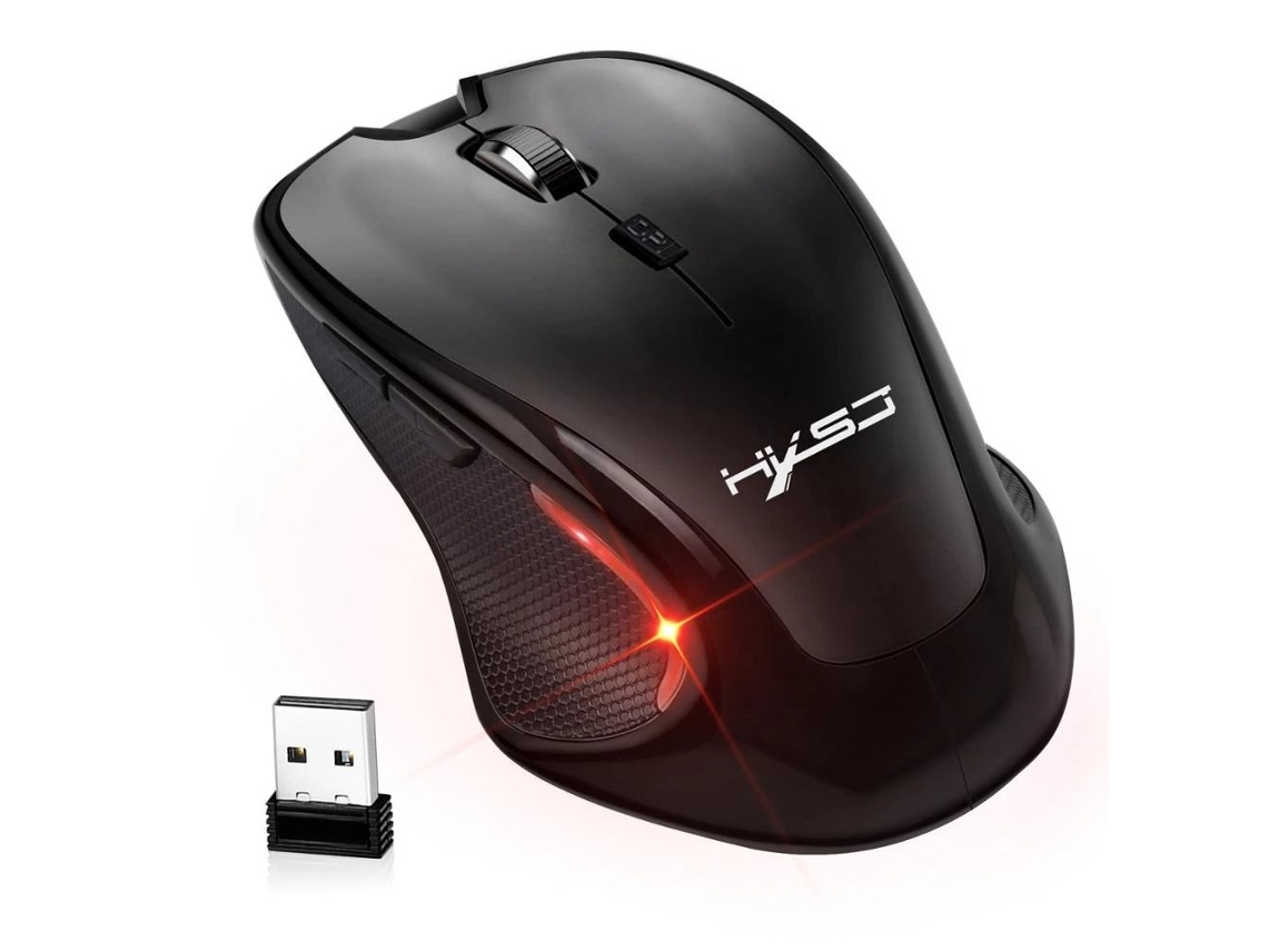 Mouse De Escritório Sem Fio Bluetooth 3.0 Com 2400 Dpi