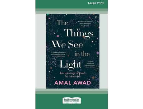 Livro The Things We See In The Light [16Pt Large Print Edition] de Amal Awad ( Inglês )