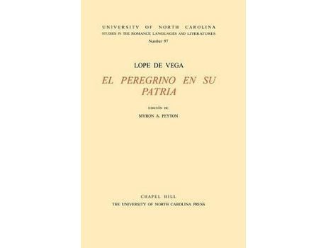 Livro Lope De Vega, El Peregrino En Su Patria de Lope de Vega ( Inglês )