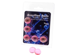 Estimulador DIVERTY SEXTALOKA 5 Bolas Brasileiras Refresh Efeito Vibrante Gel Emocionante
