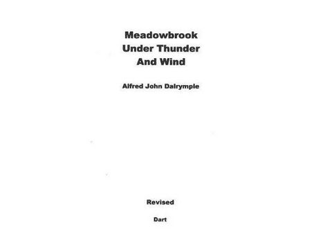 Livro Meadowbrook Under Thunder And Wind (Revised) de Alfred John Dalrymple ( Inglês )