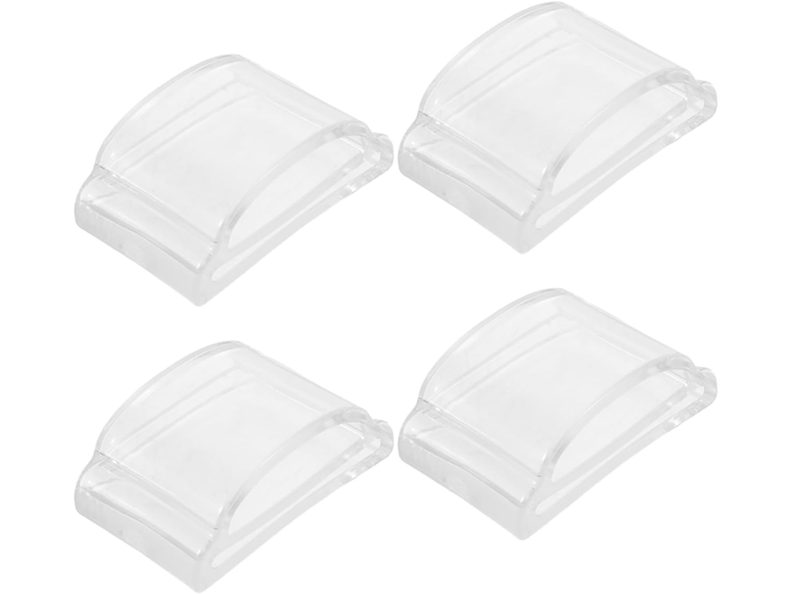 Conjunto De 4 Protetores Parede Autoadesivos Silicone Para Portas, Ideais Para Escritórios E Cozinhas Fácil Instalação