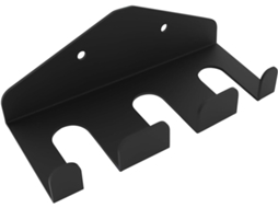 Suporte de Parede para Barra Halteres, Vertical Peso, Equipamento Ginástica Casa, Ideal Academia, Garagem S/MARCA