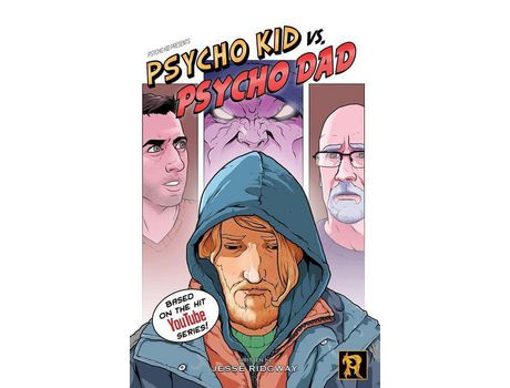 Livro Psycho Kid Vs. Psycho Dad de Jesse Ridgway (Inglês)