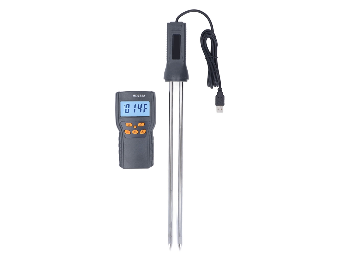 Testador de Umidade Sem Pinos YURU 4 em 1 com LCD, para Madeira, Parede e Alvenaria, Modelo WM700A