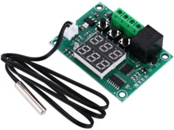 Módulo De Controle De Temperatura Digital Com Display Duplo Dc12v