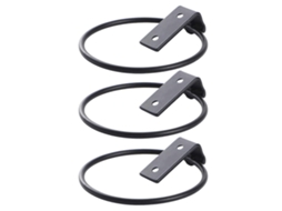 Conjunto de 3 Anéis Suporte para Vasos Flores, Ganchos de Metal para Parede, Suporte Dobrável para Vasos BRILVIBERA
